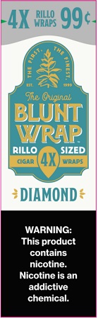 BLUNT WRAP 4/99 DIAMOND 15/4PK