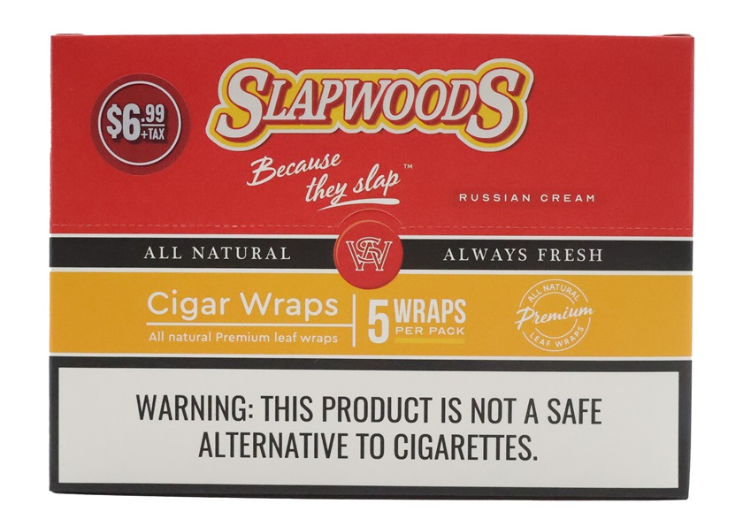 SLAPWOODS CIGAR WRAPS - RUSSIAN CREAM   (PREPRICED: 5/$6.99)
