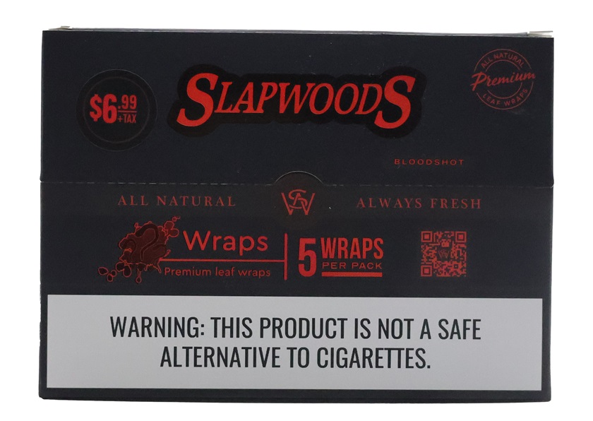 SLAPWOODS CIGAR WRAPS - BLOODSHOT   (PREPRICED: 5/$6.99)