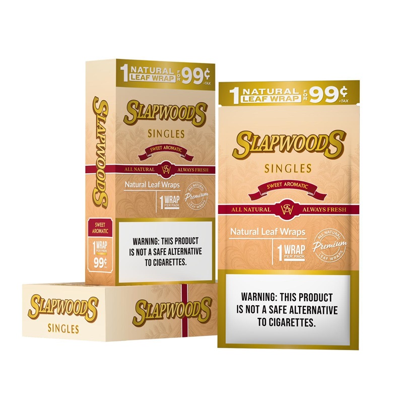SLAPWOODS SINGLES $.99 -SWEET AROMATIC
