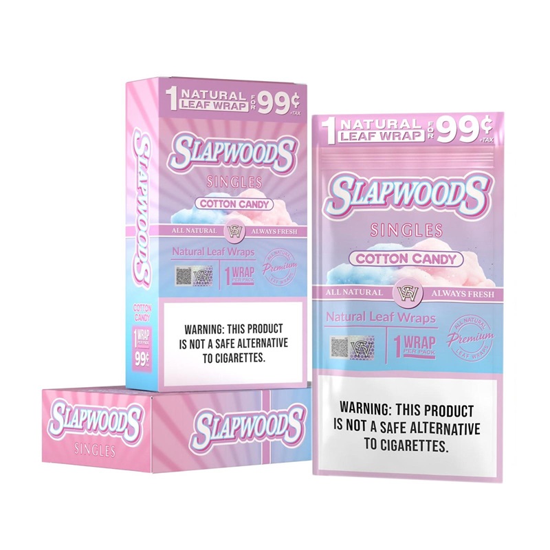 SLAPWOODS SINGLES $.99 -COTTON CANDY
