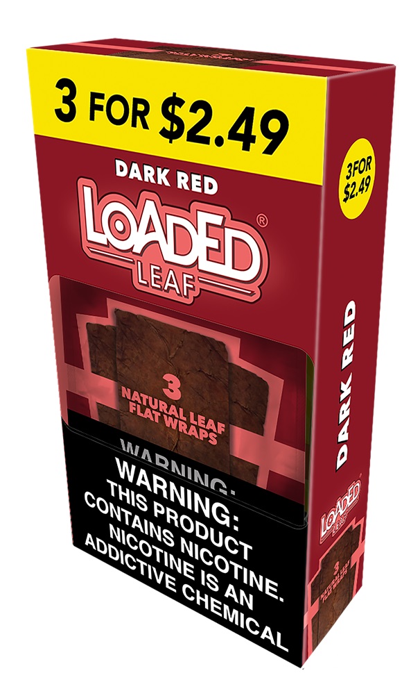LOADED LEAF WRAP 3/$2.49 DARK RED