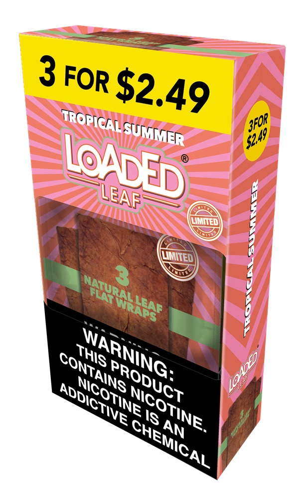 LOADED LEAF WRAP 3/$2.49 TROPICAL SUMMER