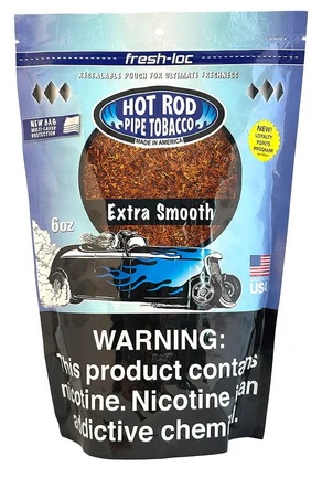 HOT ROD PIPE TOBACCO 6OZ EXTRA SMOOTH*$0.35 OFF PER BAG*