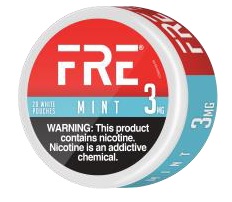 FRE NICOTINE POUCHES 3MG MINT 20CT*$2.00 OFF PER 5CT ROLL*