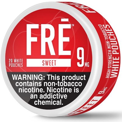 FRE NICOTINE POUCHES 9MG SWEET 20CT(CONTAINS NO TOBACCO) *$3.00 OFF PER 5CT ROLL*