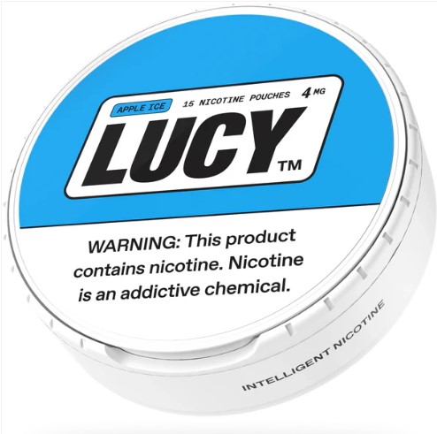 LUCY NIC POUCHES 4MG APPLE ICE**$3.00 OFF PER ROLL PROMOTION**