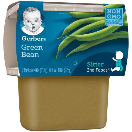 GERBER 2ND FOODS GREEN BEANS 4OZ