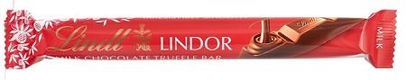 LINDOR TRUFFLE BAR MILK CHOC. 1.3oz     15% OFF PROMO**AVAILABLE BY SPECIAL ORDER AND EMAIL ONLY, ALLOW 21 DAYS LEADTIME**
