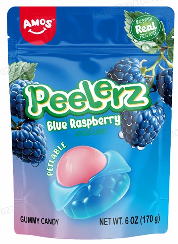 PEELERZ 6OZ PEG GUMMY BLUE RASPBERRY