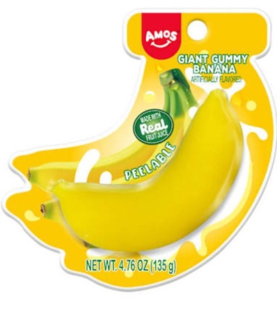 PEELERZ 4.76OZ  GIANT GUMMY BANANA