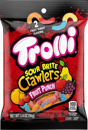 TROLLI SOUR BRITE CRAWLERS FRUIT PUNCH