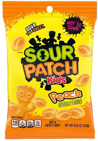 SOUR PATCH 8.07OZ KIDS PEACH