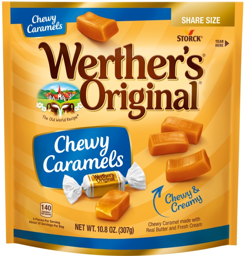 WERTHERS ORIG. CHEWY CARAMEL 10.8oz**AVAILABLE BY SPECIAL ORDER ONLY, ALLOW 30 DAYS LEADTIME