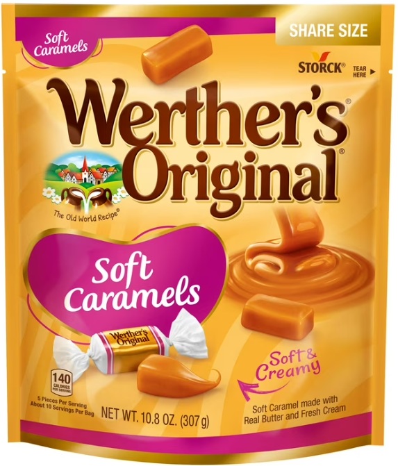 WERTHERS ORIG. SOFT CARAMEL 10.8oz**AVAILABLE BY SPECIAL ORDER ONLY, ALLOW 30 DAYS LEADTIME