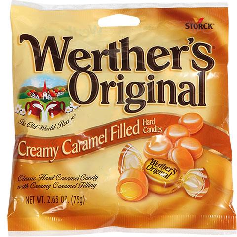 WERTHER'S CARAMEL FILLLED 2.65OZ PEG