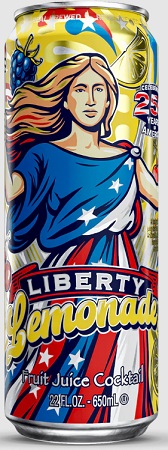ARIZONA LIBERTY LEMONADE 22OZ**LIMITED EDITION AVAILABLE 9/2026 PREBOOK AVAILABLE**