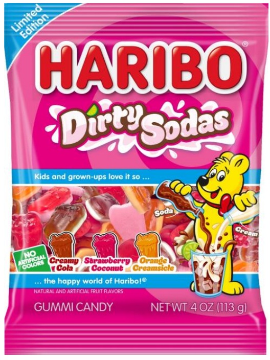 HARIBO 4OZ DIRTY SODAS**LIMITED EDITION AVAILABLE -3/2027**
