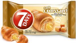 7 DAYS CROISSANT CARAMEL/DULCE DE LECHE 2.65oz(45 DAYS SHELF LIFE)