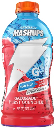 GATORADE 15/28OZ MASHUPS COOL BLUE/FRUIT PUNCH