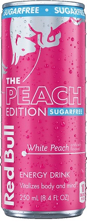 RED BULL SUGAR FREE 8.4OZ  WHITE PEACH