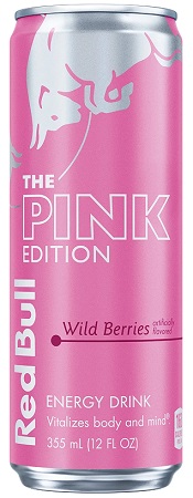 RED BULL 12OZ PINK EDITION (WILD BERRIES)