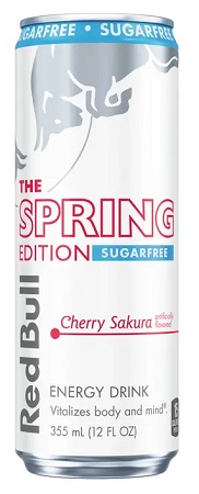 RED BULL SUGARFREE 12OZ CHERRY SAKURA (SPRING EDITION)**LIMITED EDITION **
