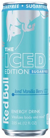 RED BULL SUGAR FREE 12OZ  ICED VANILLA BERRY