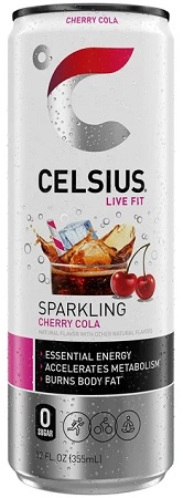 CELSIUS SPARKLING - CHERRY COLA 12oz