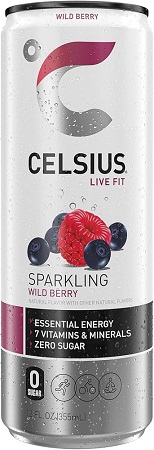 CELSIUS SPARKLING - WILD BERRY -12oz