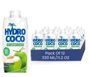 HYDRO COCO (COCONUT WATER) - 330ML (11OZ)**100% COCONUT WATER -- NO ADDED SUGAR**