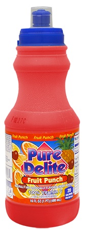 PURE DELITE FRUIT PUNCH24/16OZ