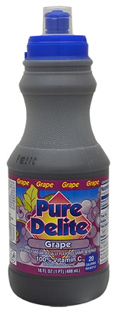 PURE DELITE GRAPE DRINK24/16OZ