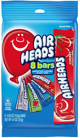 AIRHEADS ASST. 8 BARS PEG 4.4OZ