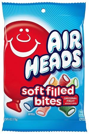 AIRHEAD BITES SOFT FILLED 6OZ PEGASSORTED