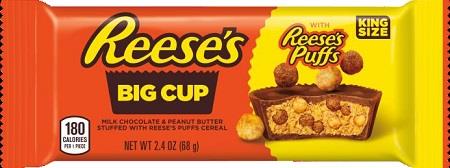 REESE'S BIG CUP W/REESE'S PUFFS KING 2.6OZ