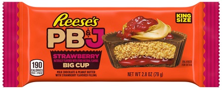 REESE'S BIG CUP PB & J STRAWBERRY KING 2.8OZ**LIMITED EDITION AVAILABLE 2/20/2026 WHILE INVENTTORY LASTS**