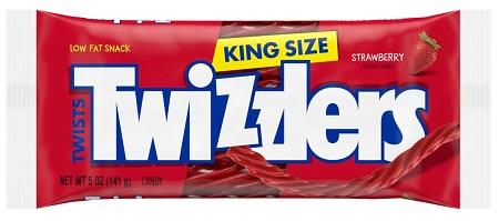 TWIZZLERS STRAWBERRY TWISTS KING 5OZ
