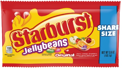 STARBURST ORIGINAL JELLYBEANS 3.6OZ**LIMITED EDITION AVAILABLE -11/2026 PREBOOK AVAILABLE**