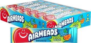 AIRHEADS SOUR BLUE BLAST ($.35).55OZ