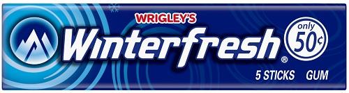 WRIGLEY'S $.50 WINTERFRESH 40CT