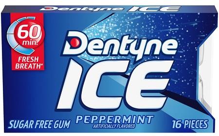 DENTYNE ICE PEPPERMINT 9CT(16 PIECE)
