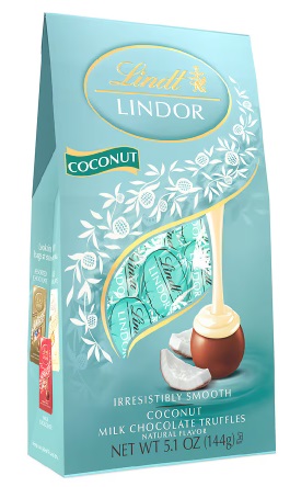 LINDOR 5.1OZ BAG COCONUT           15% OFF PROMO**AVAILABLE BY SPECIAL ORDER AND EMAIL ONLY, ALLOW 21 DAYS LEADTIME**