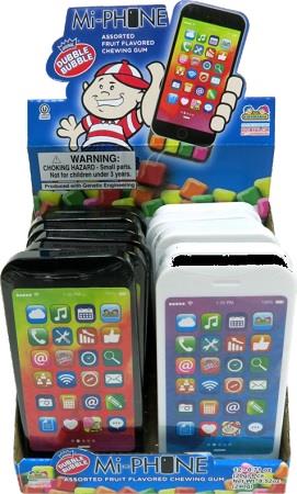 MI-PHONE W/DUBBLE BUBBLE  .71OZ