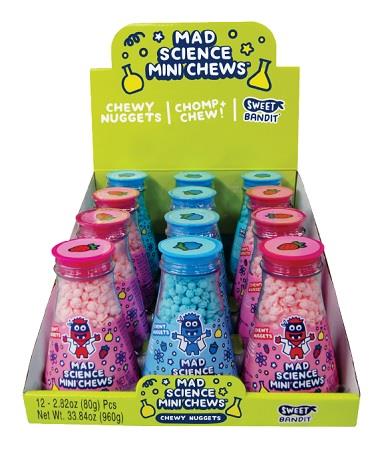 MAD SCIENCE MINI CHEWS CANDY 2.82OZ