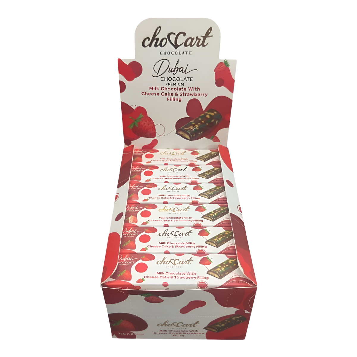 CHOCCART DUBAI BAR 37G - MILK CHOCOLATE W/ CHEESECAKE FILLING**37G (1.30OZ)** -- $3.99 MSRP