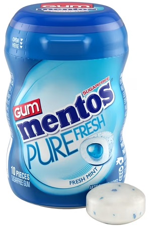 MENTOS GUM PURE FRESH FRESH MINT 10PC. (.7OZ)