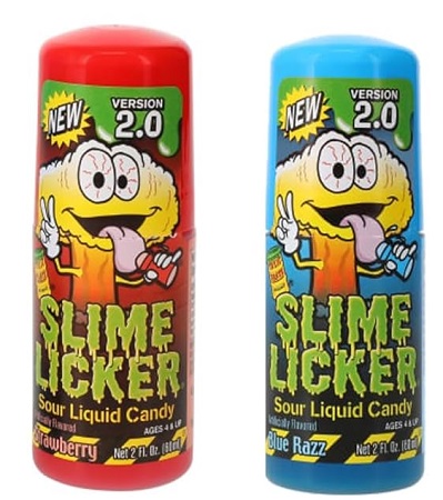 SLIME LICKER 2.0 BLUE RASP. & STRAW 2oz