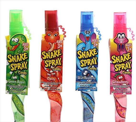 SNAKE SPRAY CANDY 16CT 1.27OZ