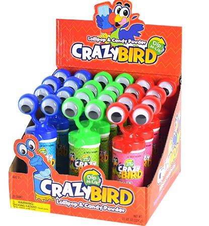 CRAZY BIRD CANDY DIP-N-LIK .95oz